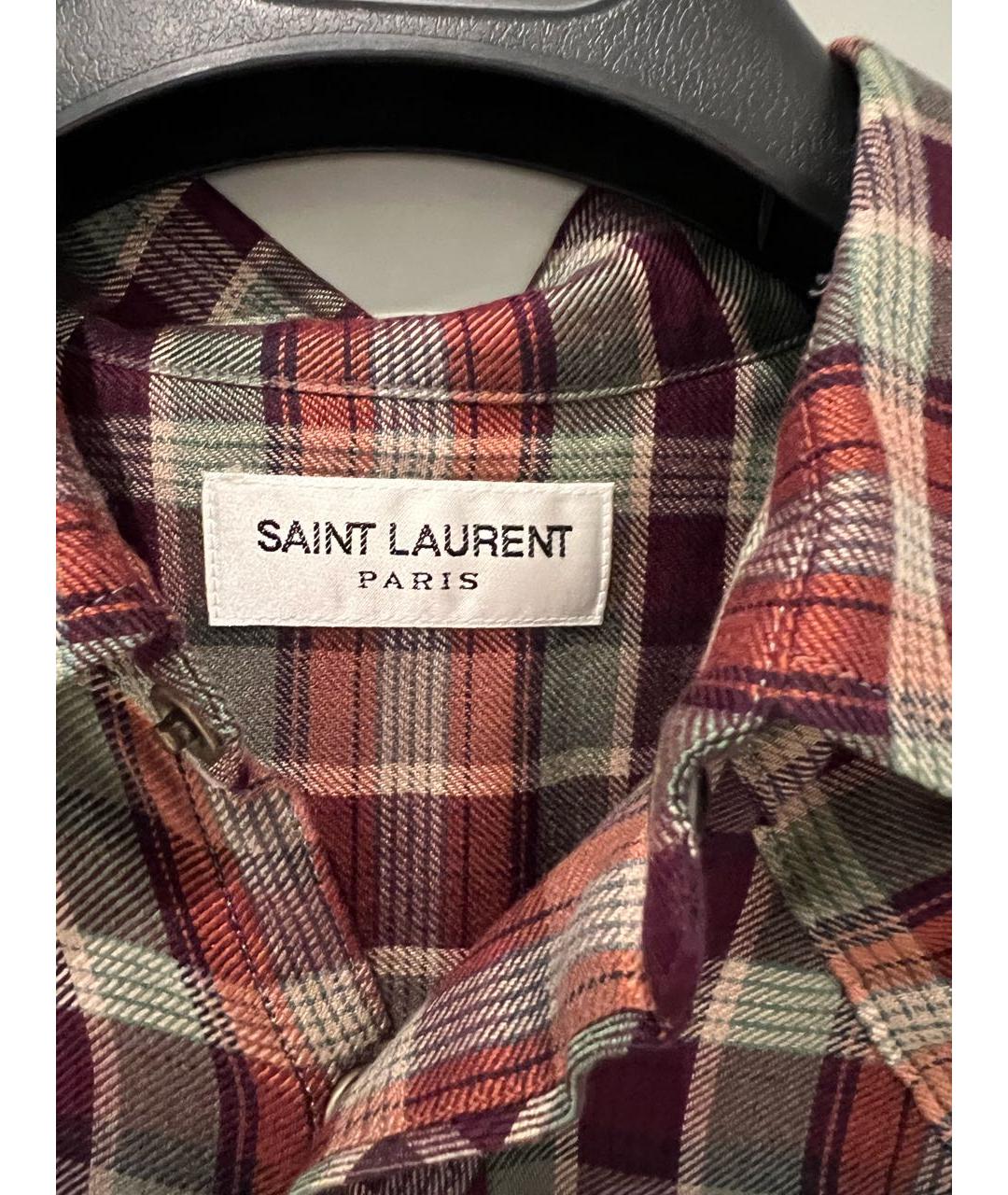 SAINT LAURENT Мульти рубашка, фото 3