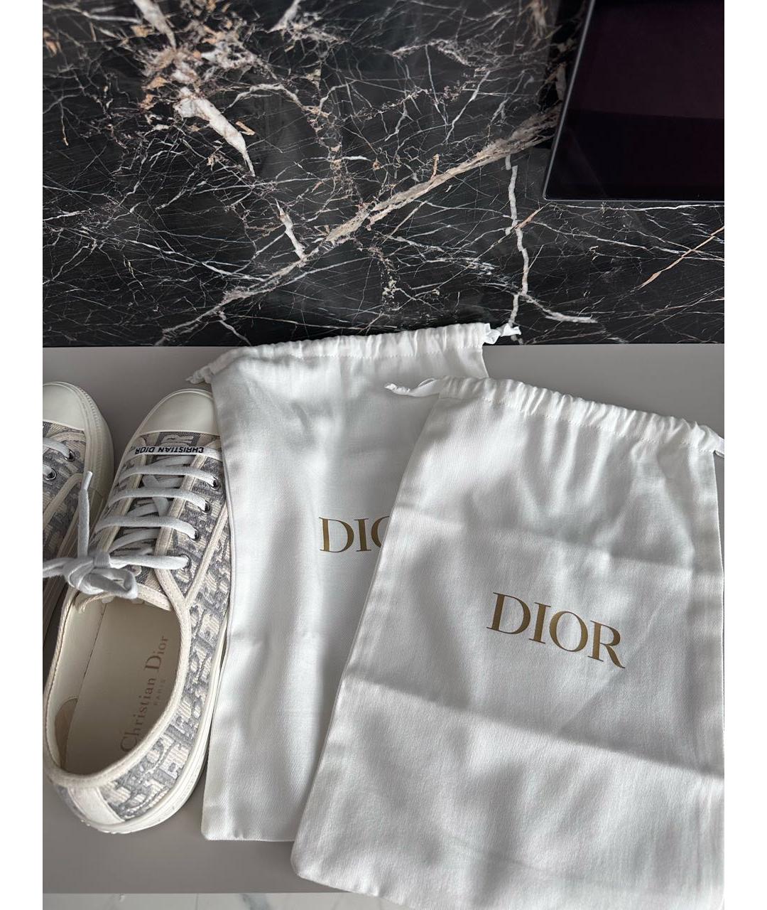 CHRISTIAN DIOR Серые кеды, фото 5