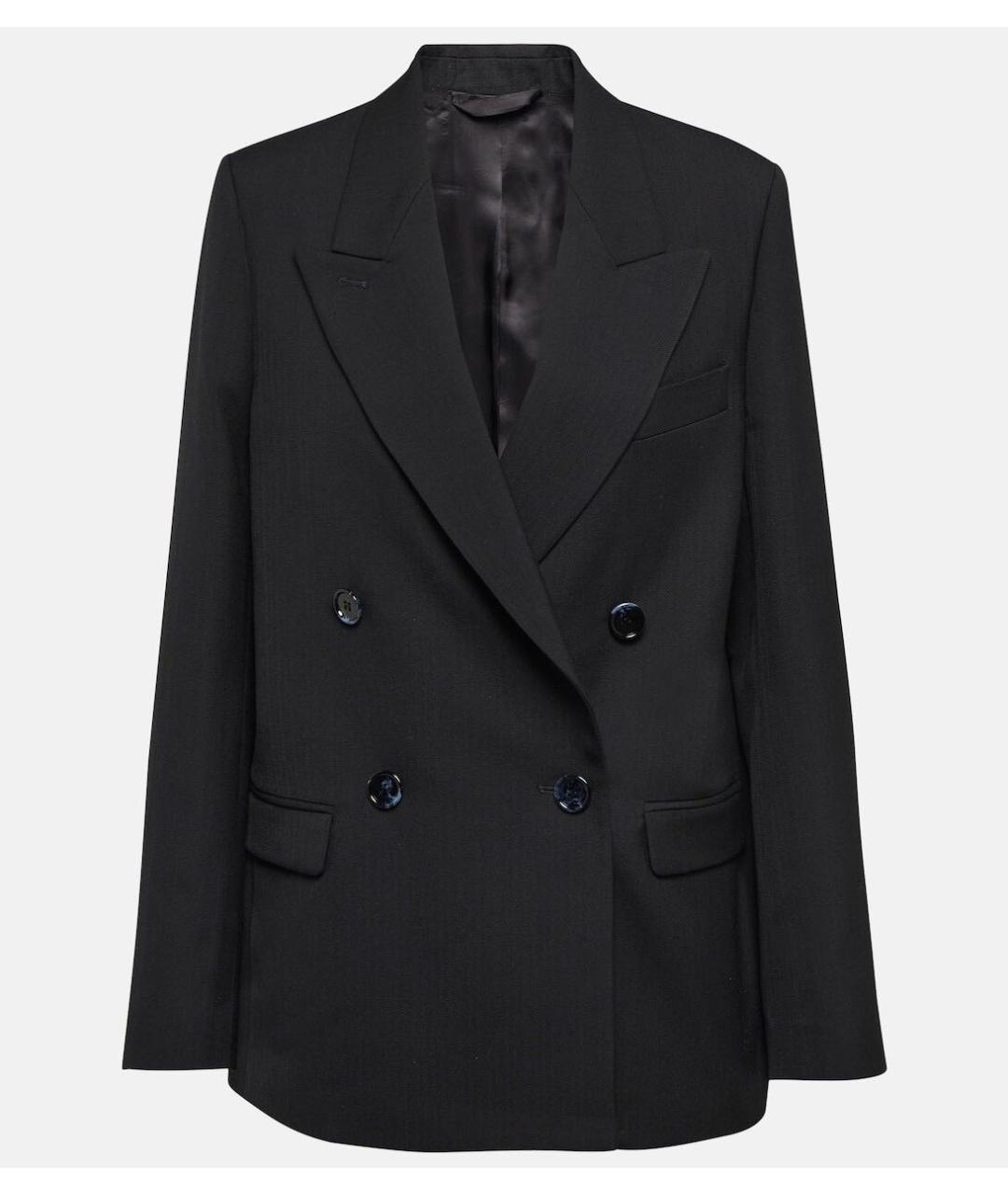 ACNE STUDIOS Черный шерстяной жакет/пиджак, фото 8