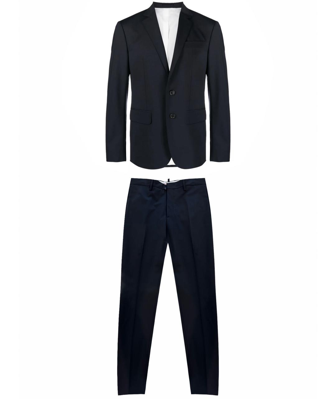 DSQUARED2 Темно-синий классический костюм, фото 1