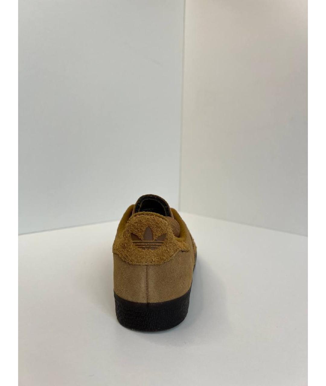 ADIDAS Коричневые замшевые кеды, фото 4