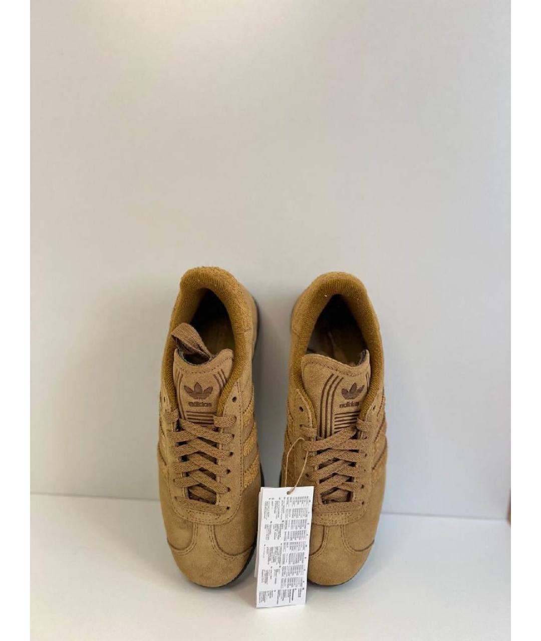 ADIDAS Коричневые замшевые кеды, фото 3