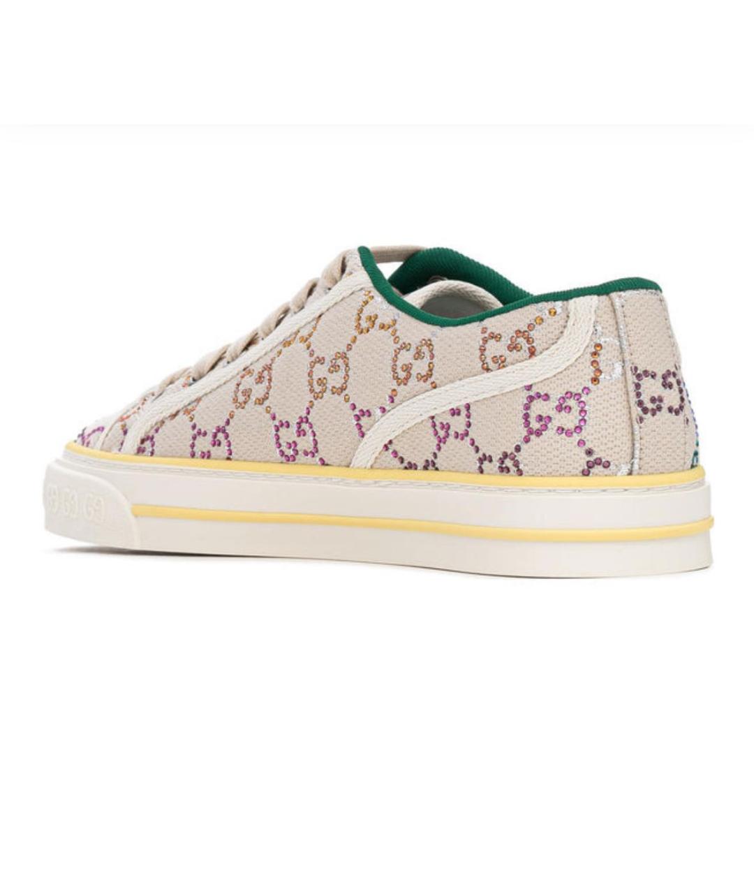 GUCCI Мульти текстильные кеды, фото 3