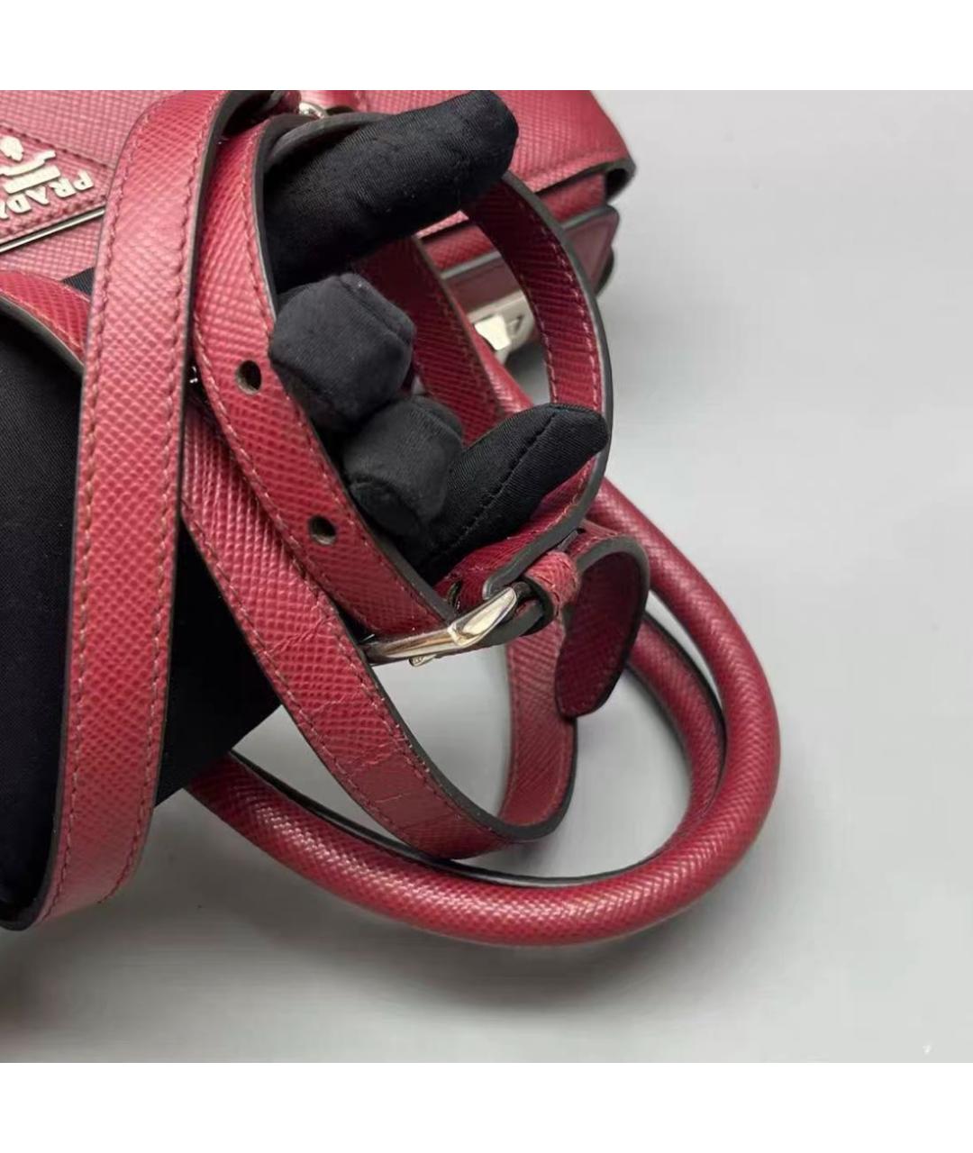PRADA Красная сумка тоут, фото 4