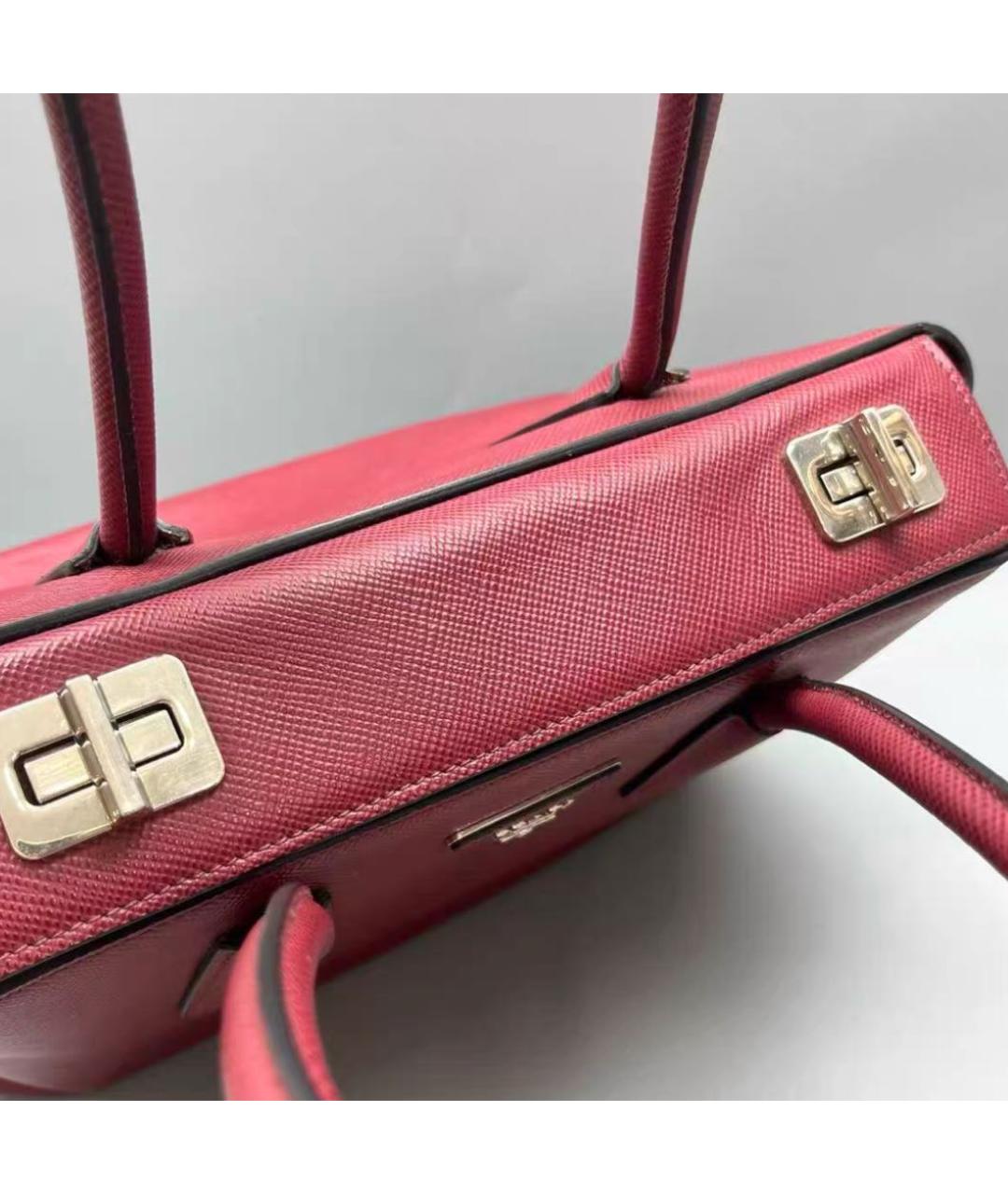 PRADA Красная сумка тоут, фото 5