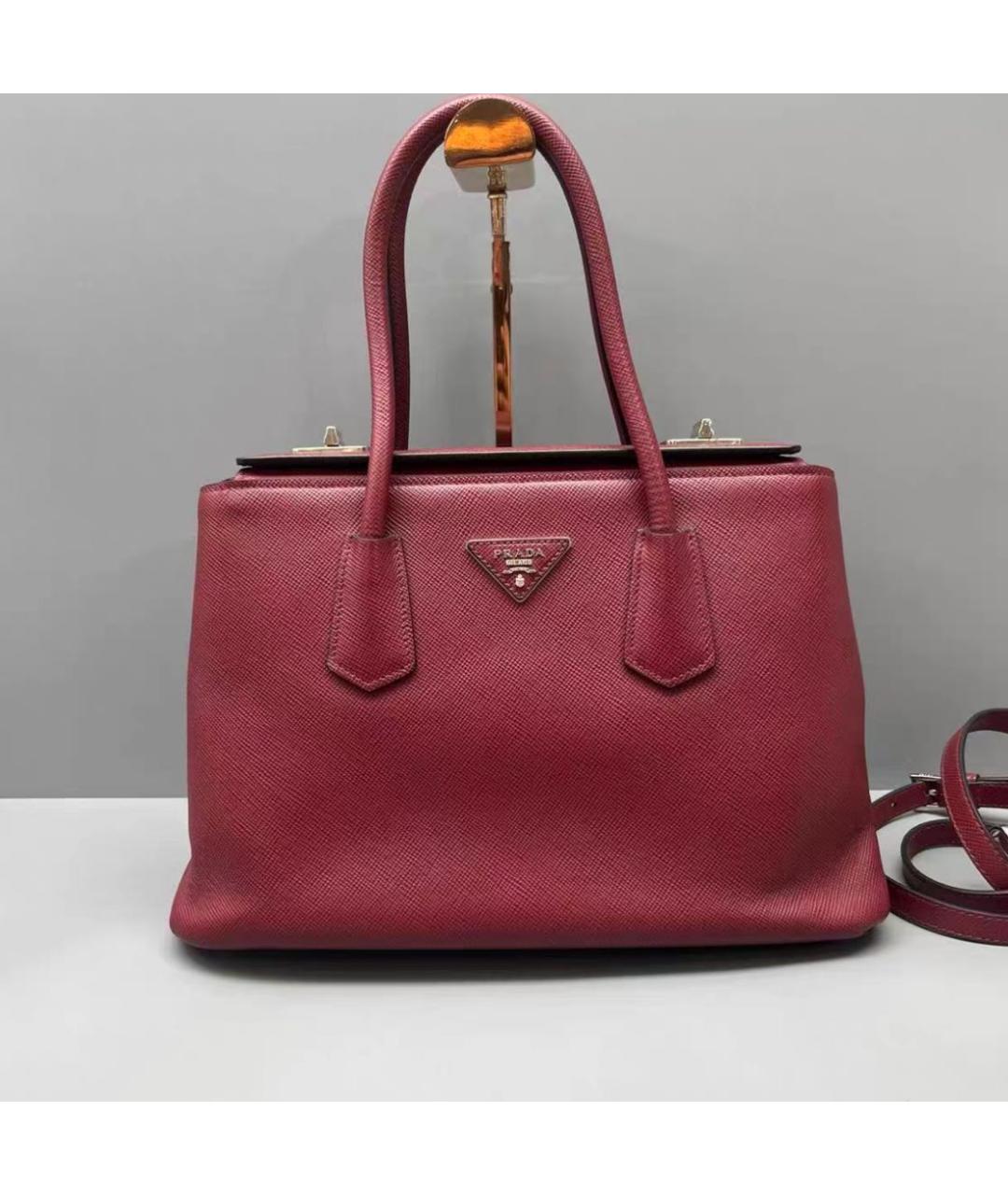 PRADA Красная сумка тоут, фото 6