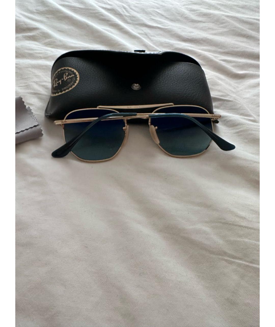 RAY BAN Металлические солнцезащитные очки, фото 2