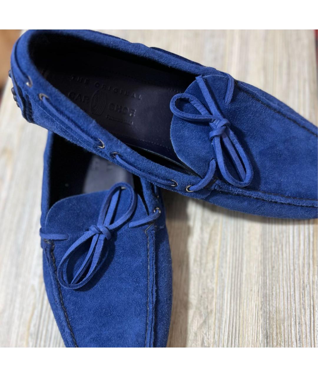 CAR SHOE Синие замшевые мокасины, фото 5