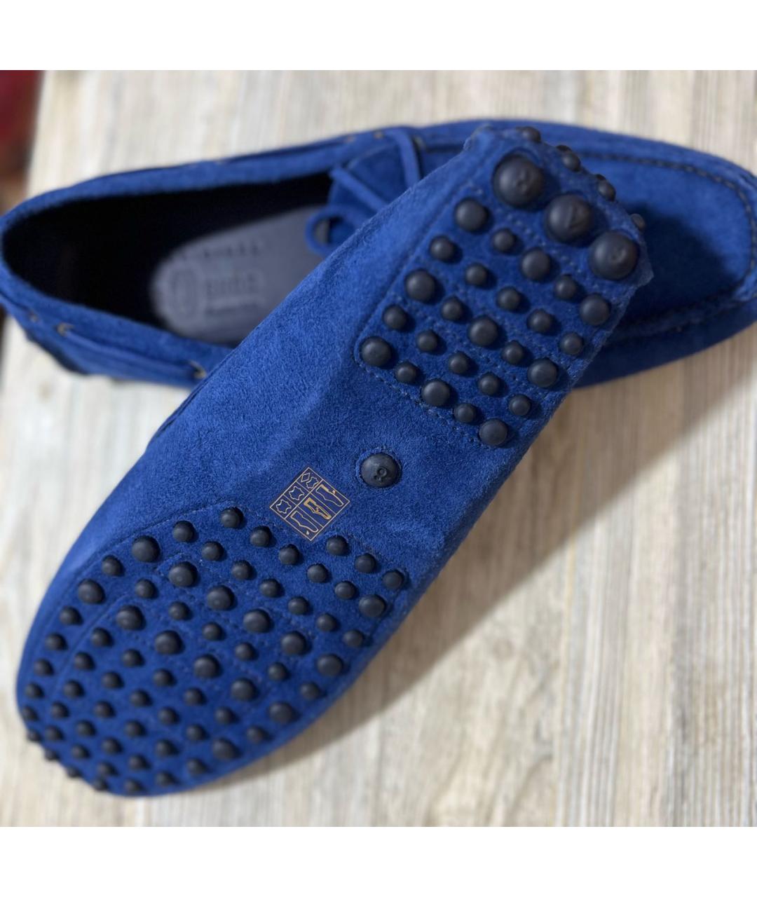 CAR SHOE Синие замшевые мокасины, фото 8