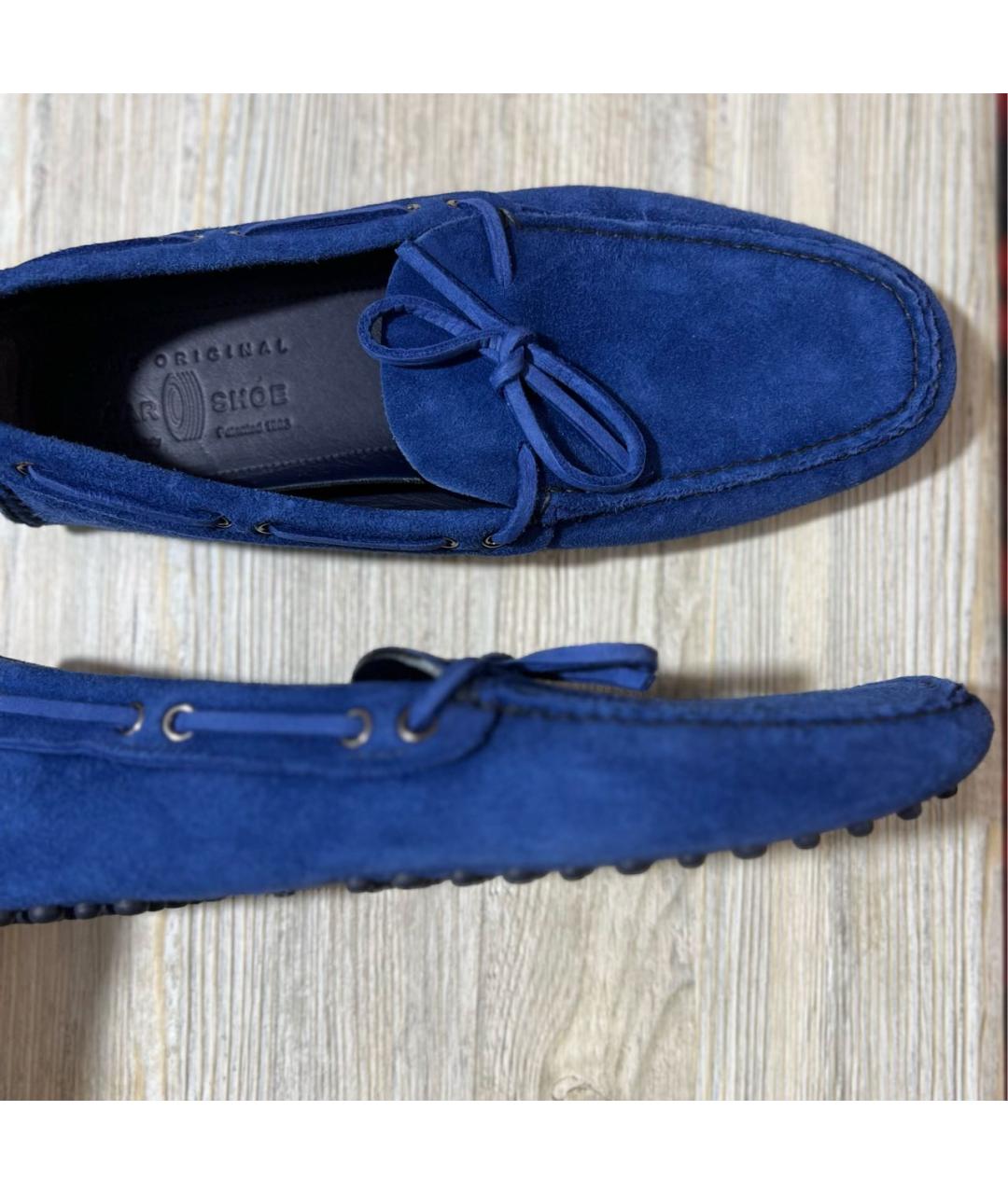 CAR SHOE Синие замшевые мокасины, фото 7