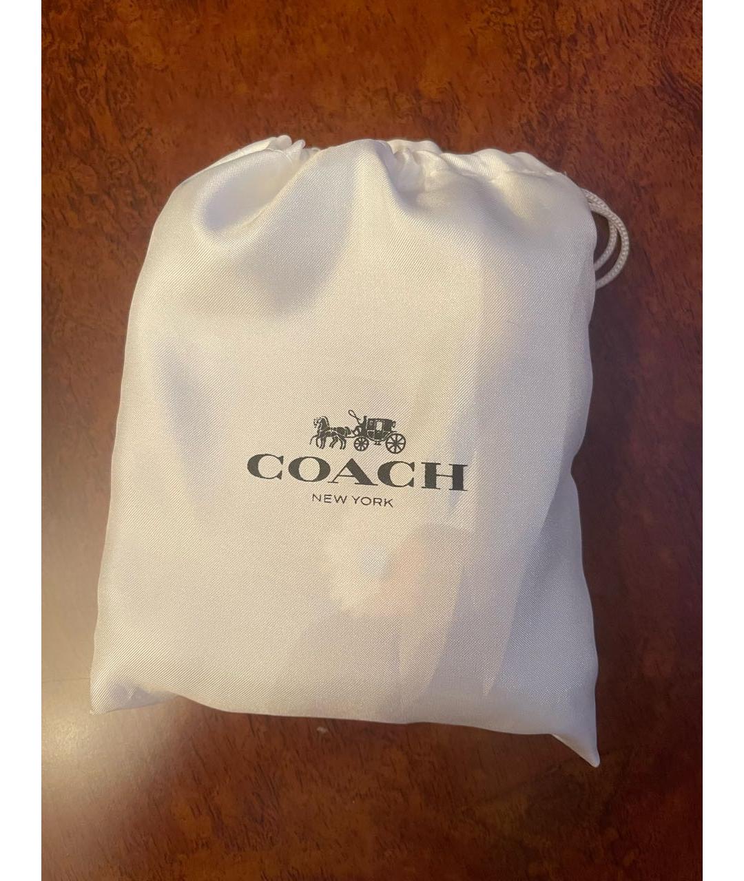 COACH Коричневый кожаный кошелек, фото 2