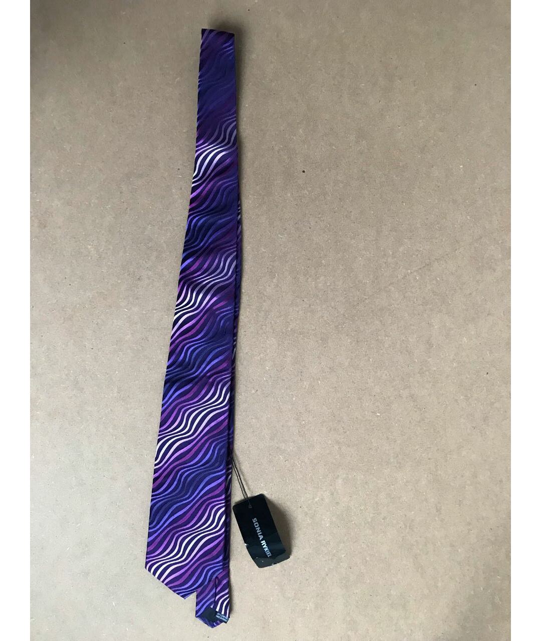 SONIA RYKIEL Фиолетовый галстук, фото 5
