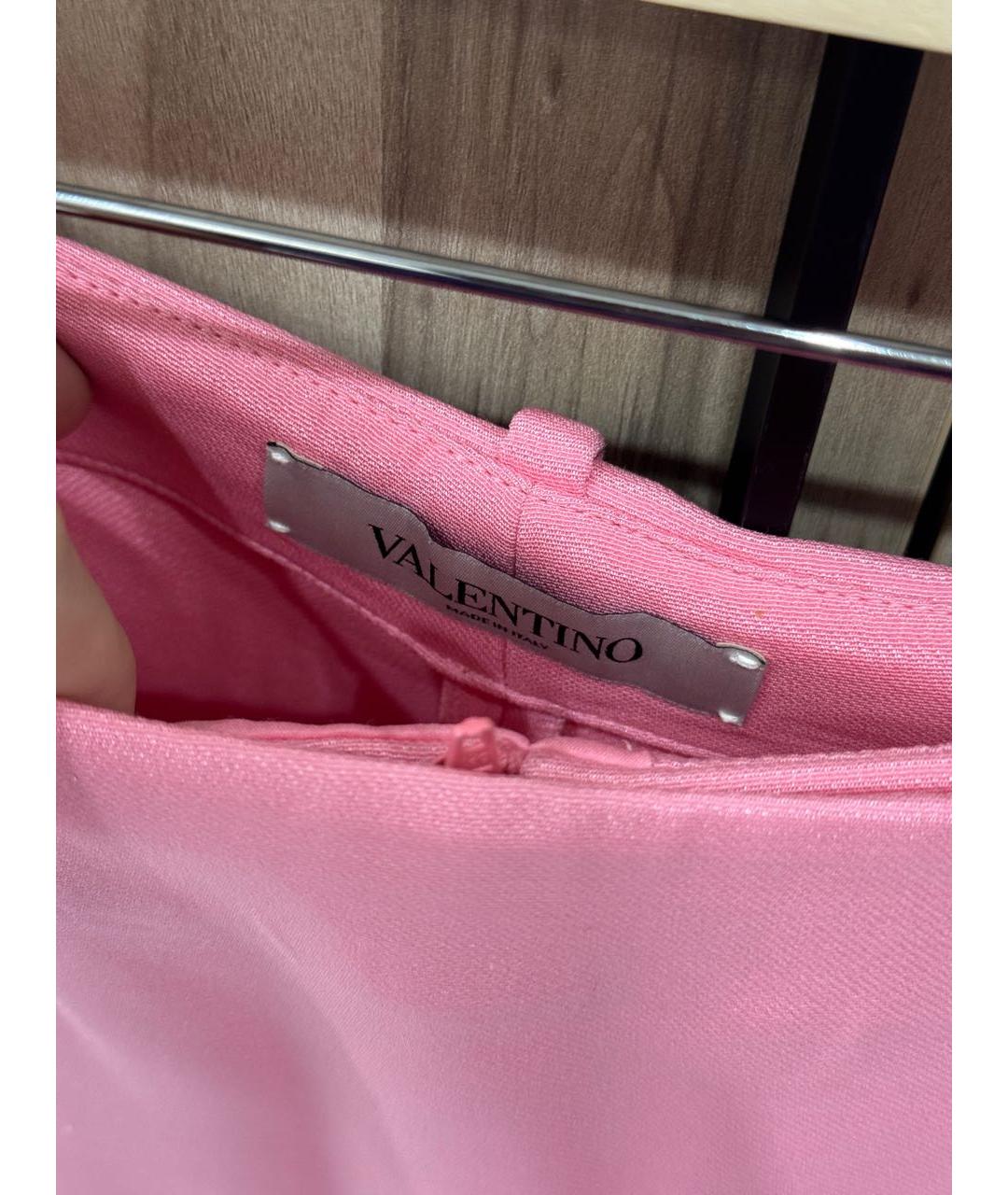 VALENTINO Розовая юбка-шорты, фото 3