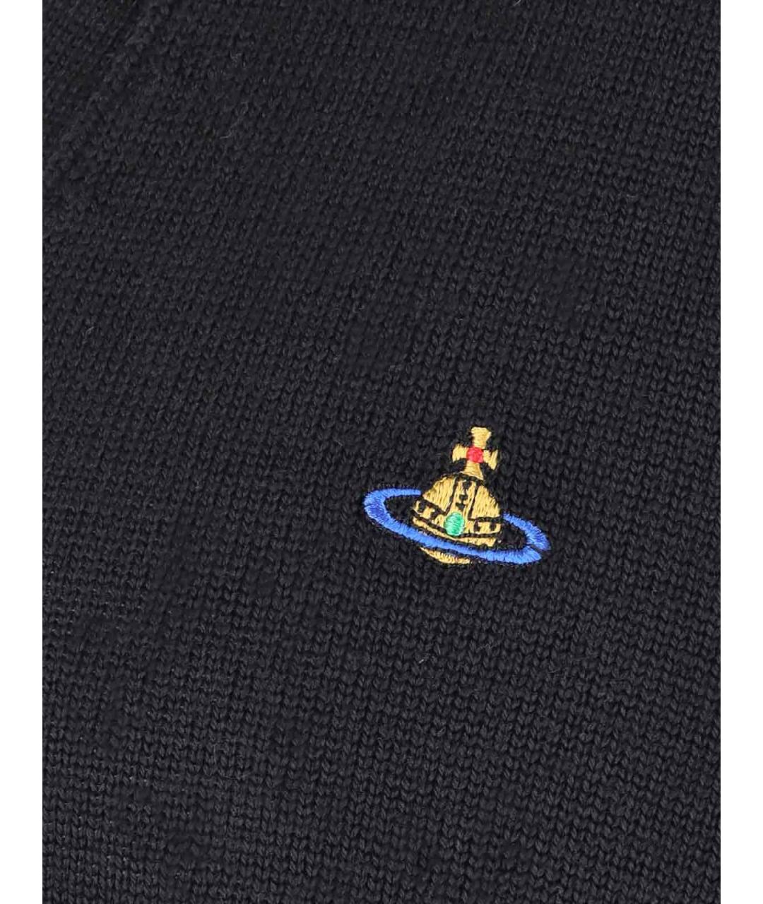VIVIENNE WESTWOOD Черный шерстяной кардиган, фото 3