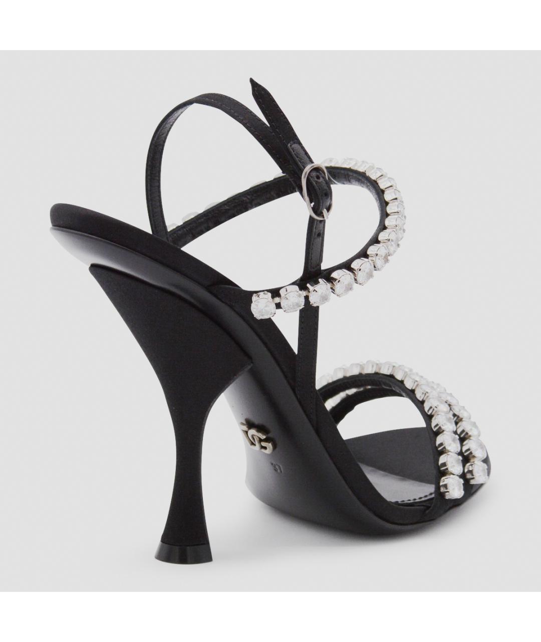 DOLCE&GABBANA Черные босоножки, фото 3