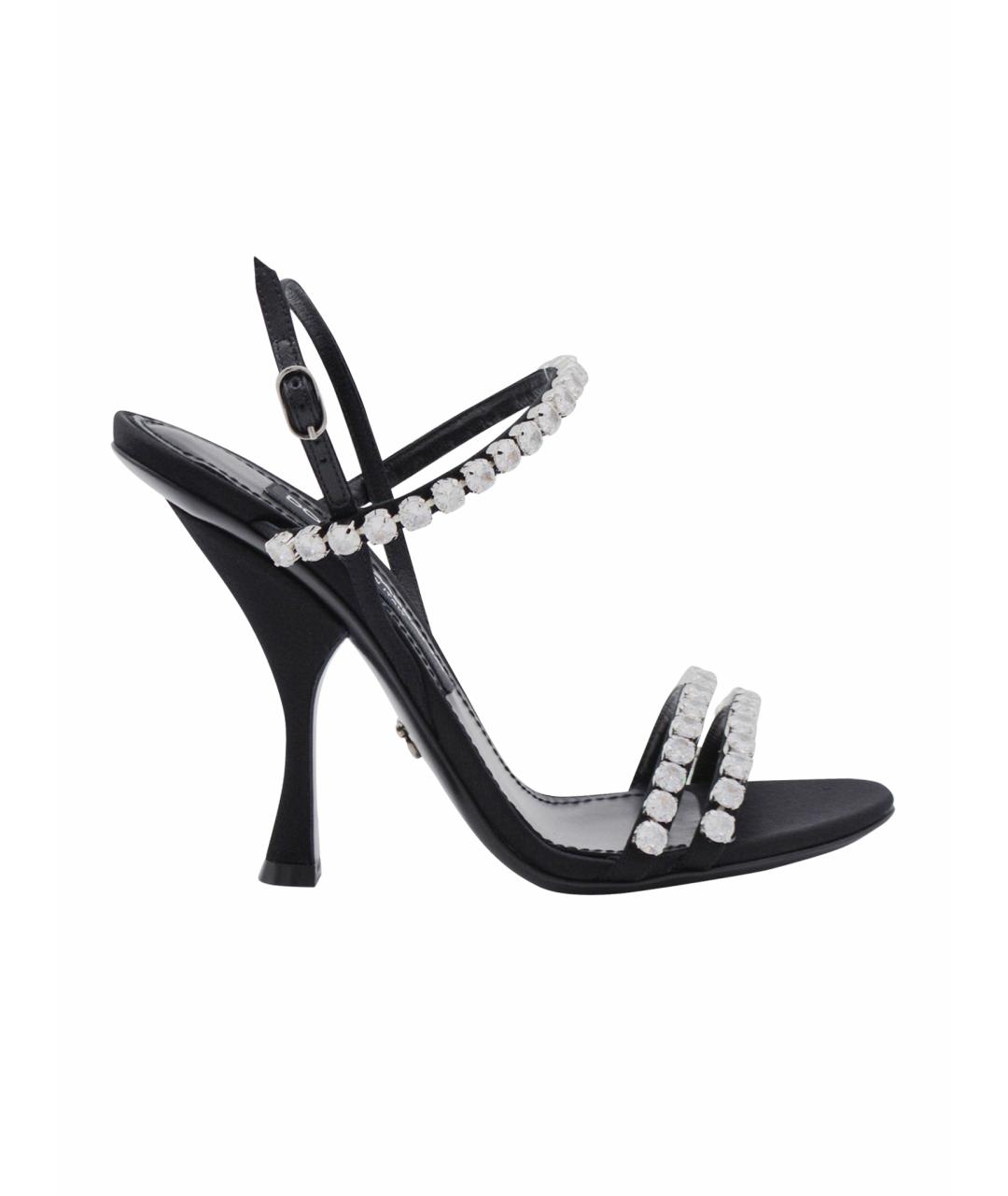 DOLCE&GABBANA Черные босоножки, фото 1