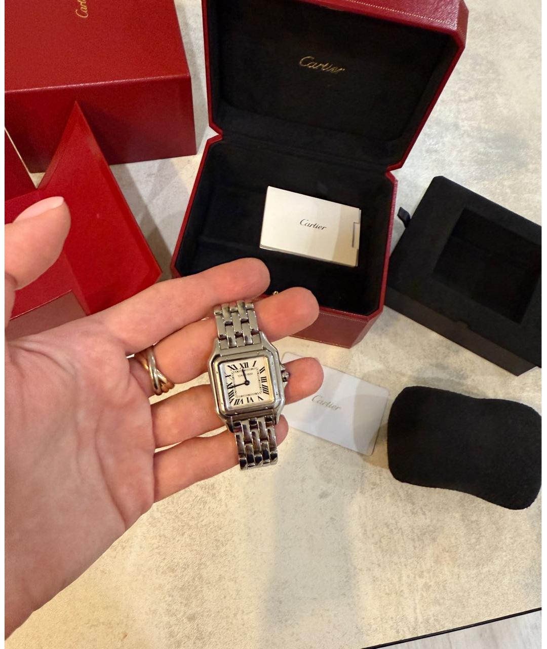 CARTIER Серебряные часы, фото 5