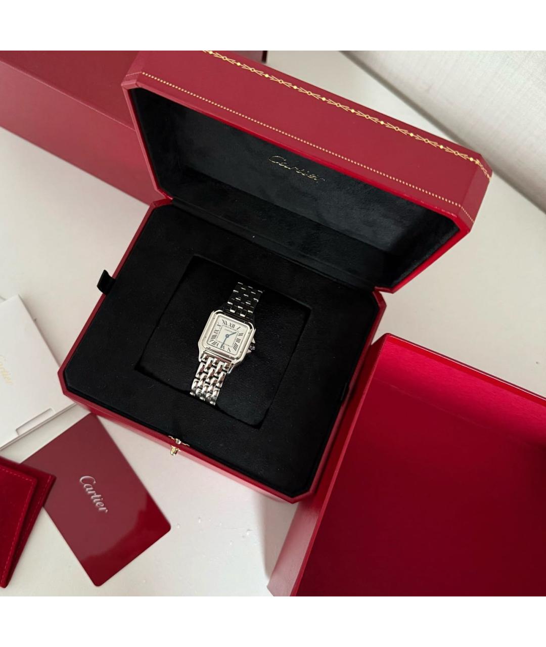 CARTIER Серебряные часы, фото 8