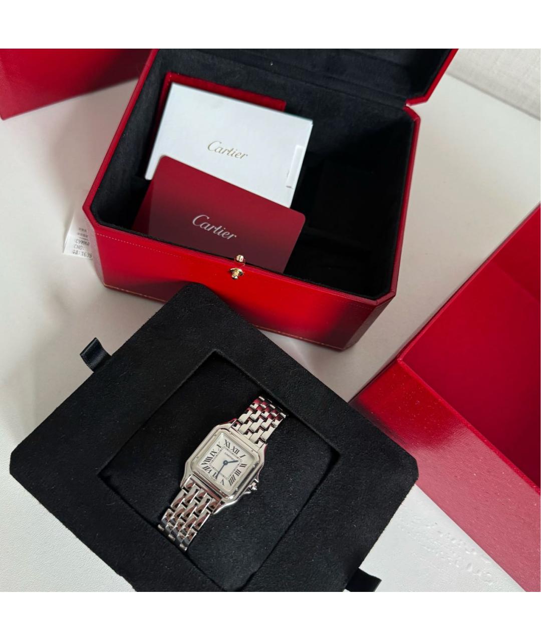 CARTIER Серебряные часы, фото 5