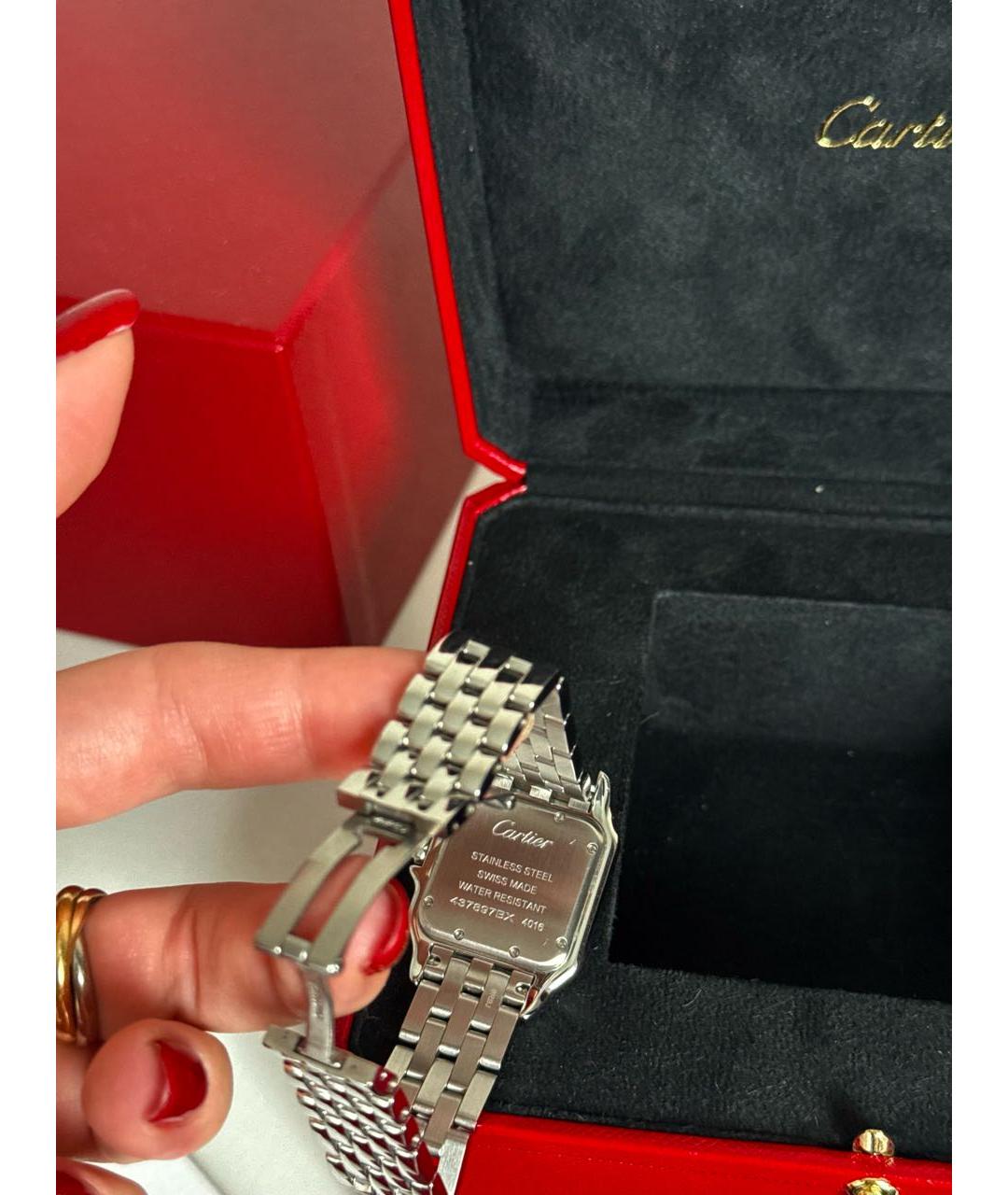 CARTIER Серебряные часы, фото 4