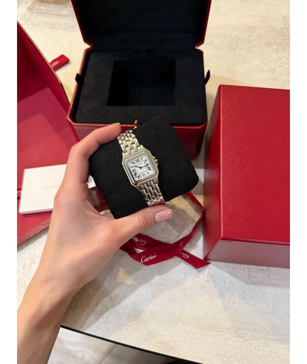 CARTIER Серебряные часы, фото 3