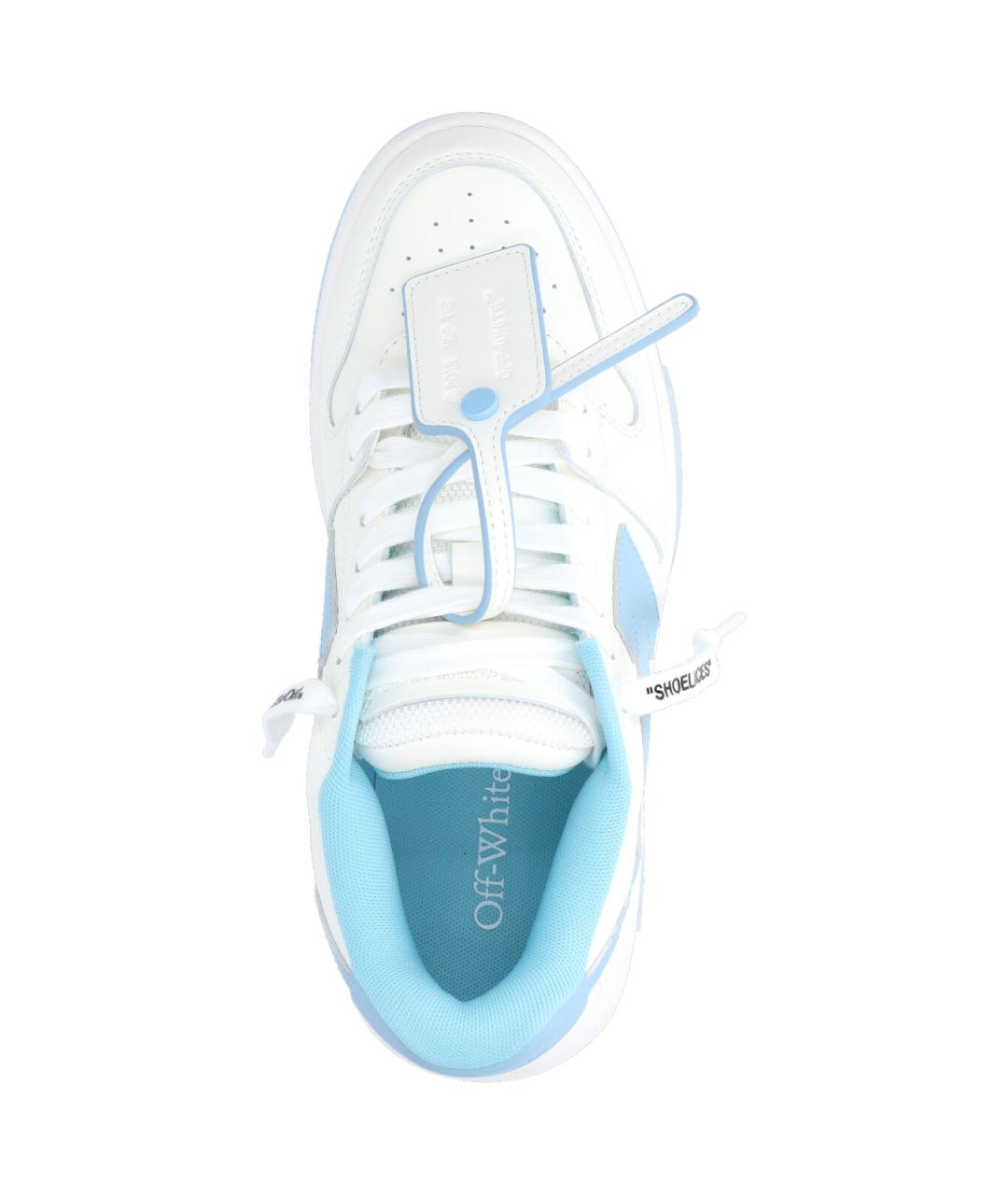 OFF-WHITE Белые синтетические кроссовки, фото 5