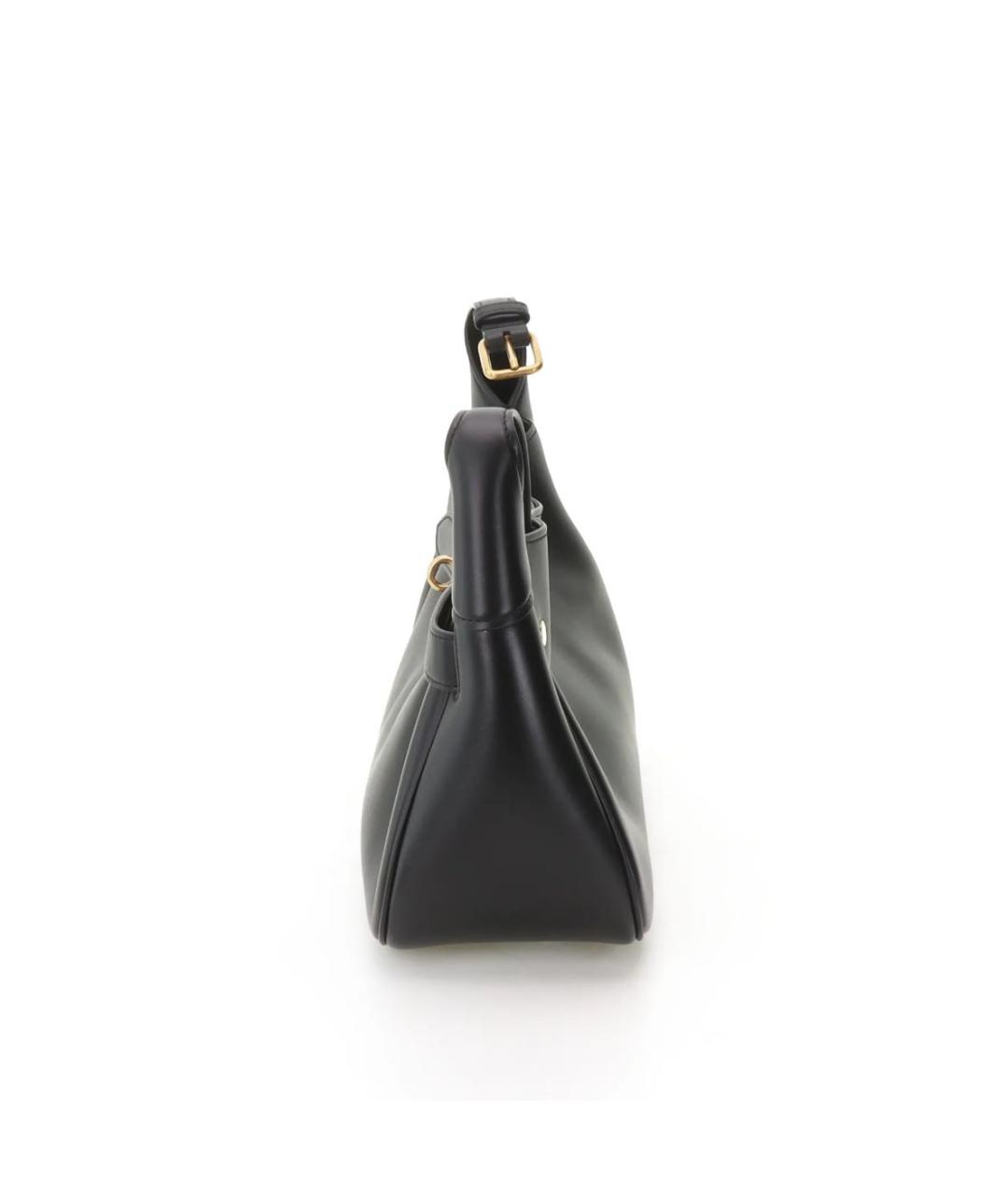 BALENCIAGA Черная кожаная сумка тоут, фото 2