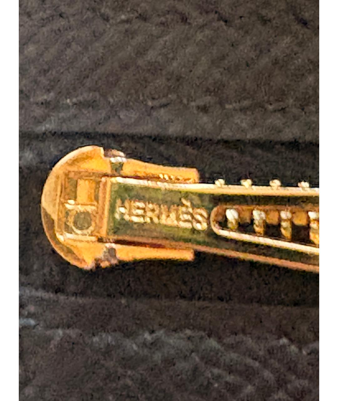 HERMES Черный кожаный кошелек, фото 4