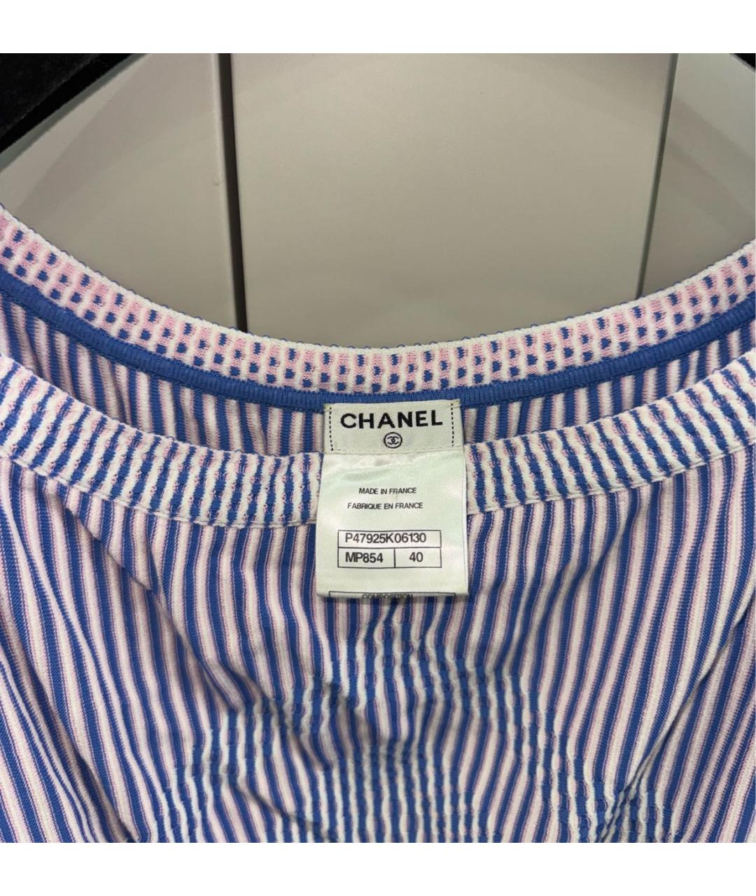 CHANEL Мульти вискозное повседневное платье, фото 3