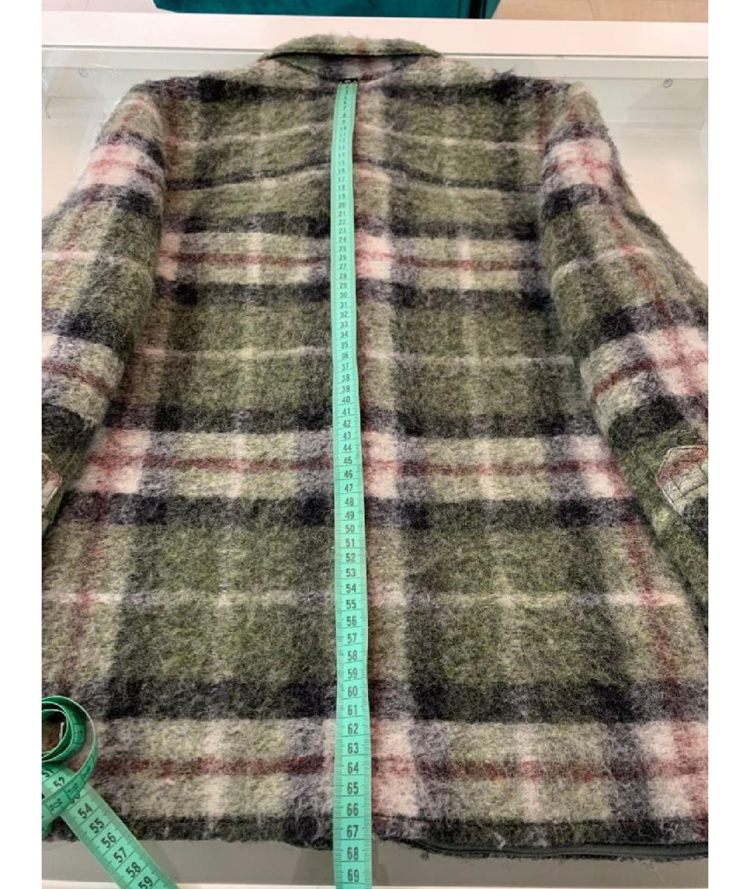 ISABEL MARANT ETOILE Хаки шерстяная куртка, фото 8