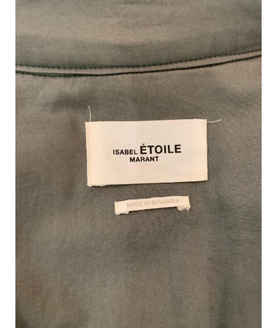 ISABEL MARANT ETOILE Хаки шерстяная куртка, фото 3