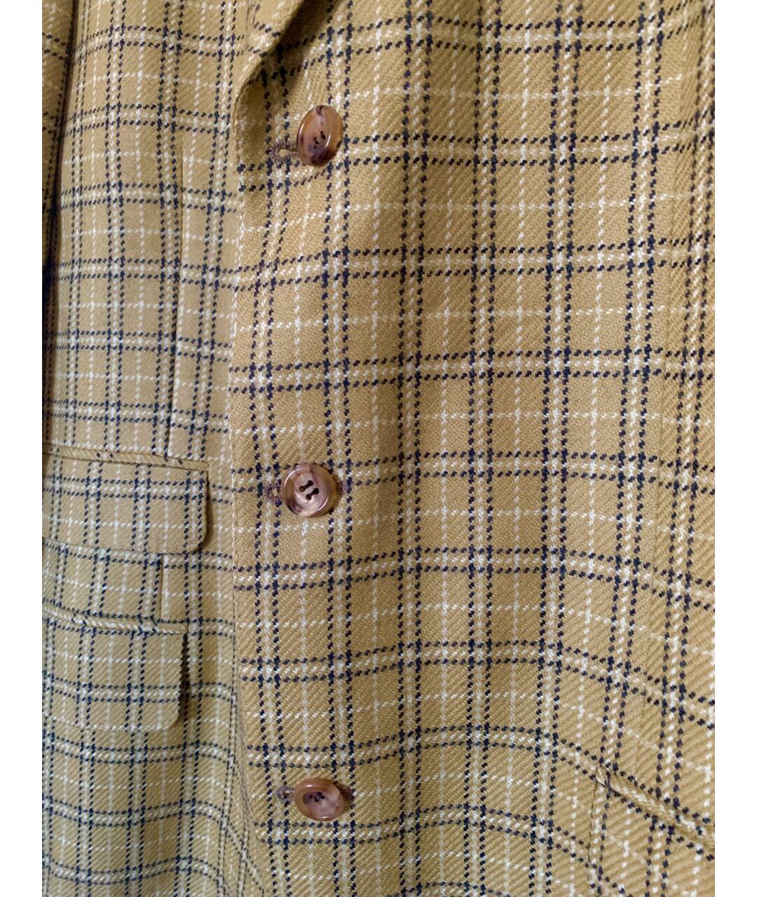 CANALI Горчичный шерстяной пиджак, фото 2