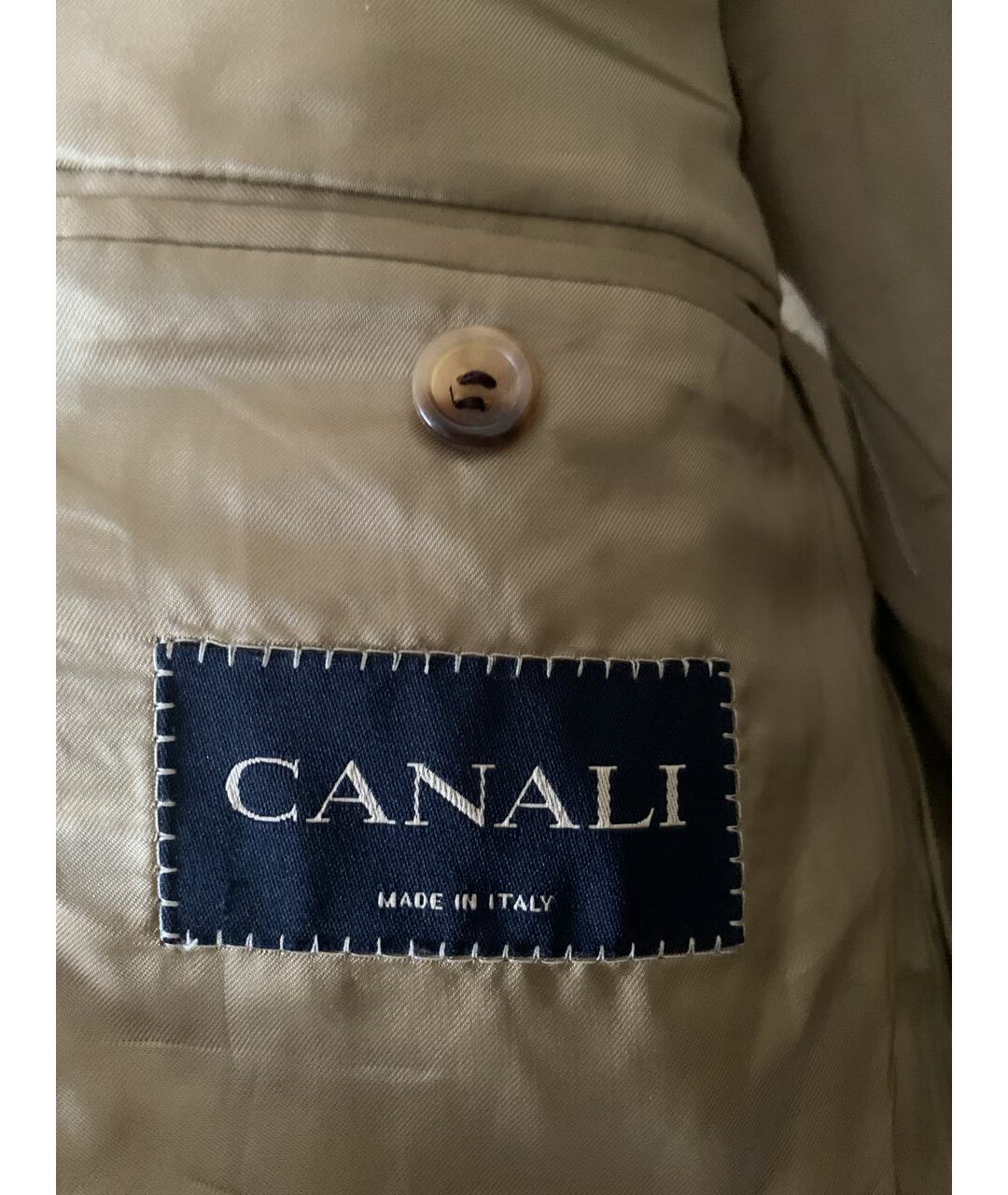 CANALI Горчичный шерстяной пиджак, фото 5