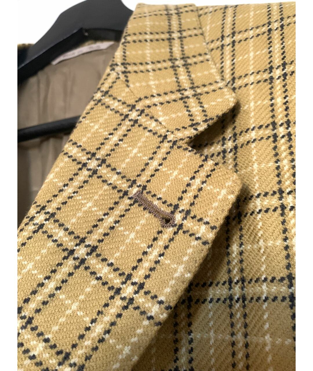 CANALI Горчичный шерстяной пиджак, фото 7