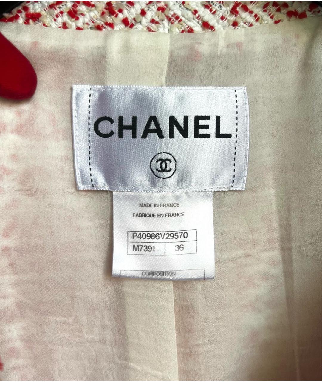 CHANEL Твидовый жакет/пиджак, фото 7