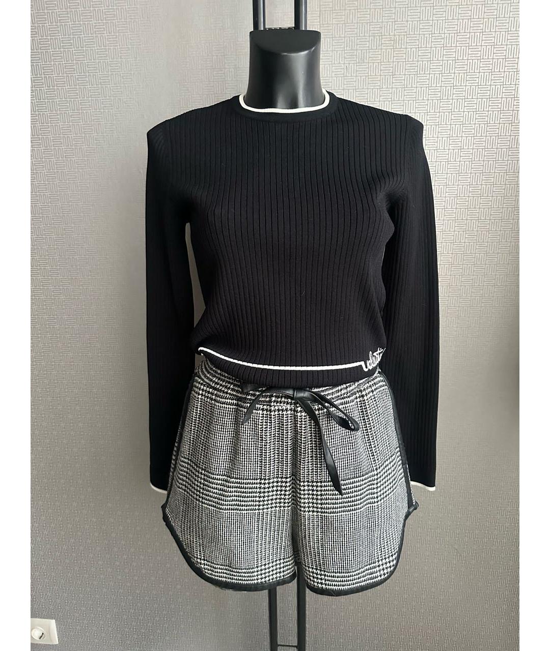 ERMANNO FIRENZE Черные шерстяные шорты, фото 7