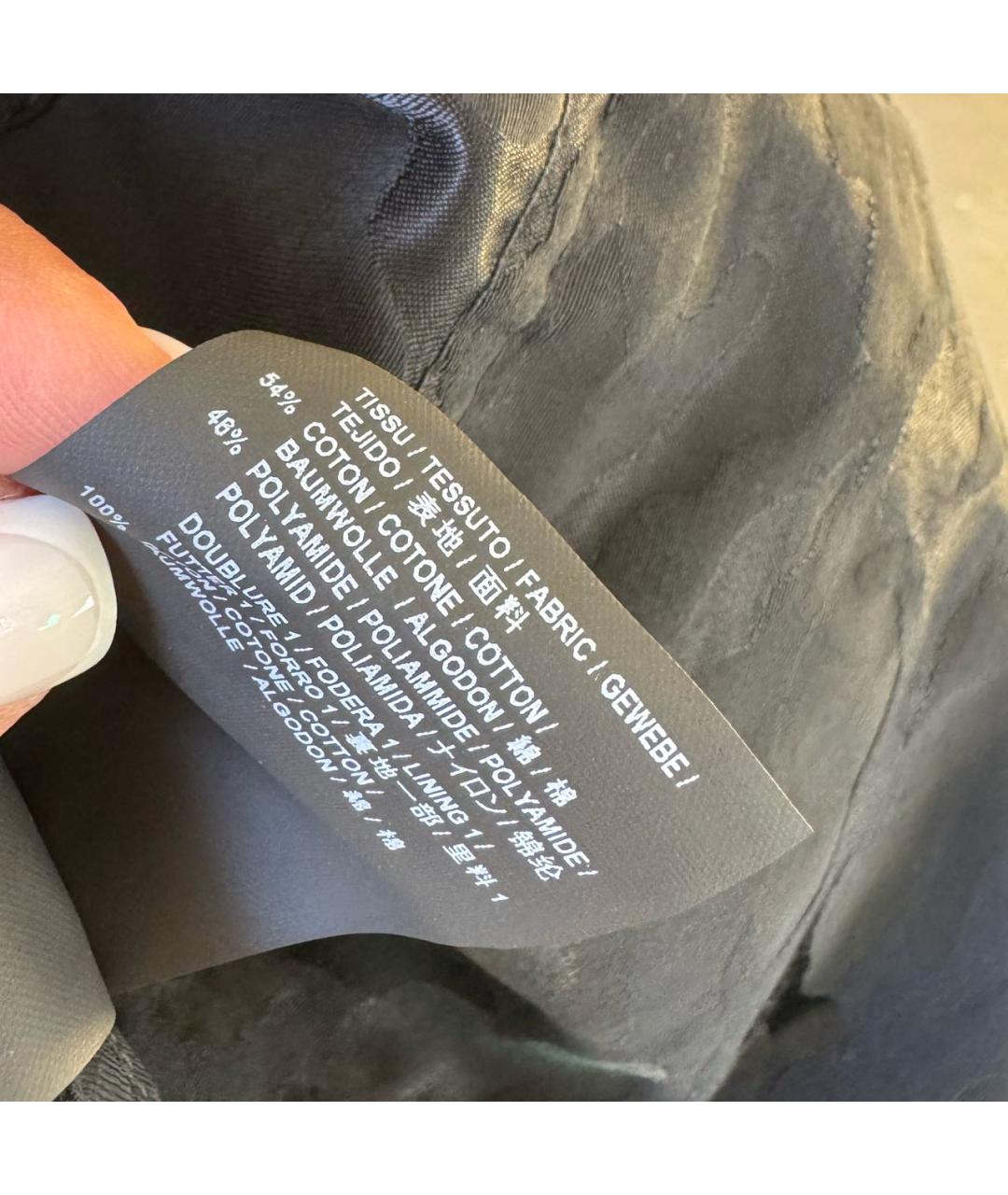 SAINT LAURENT Черная хлопковая куртка, фото 3