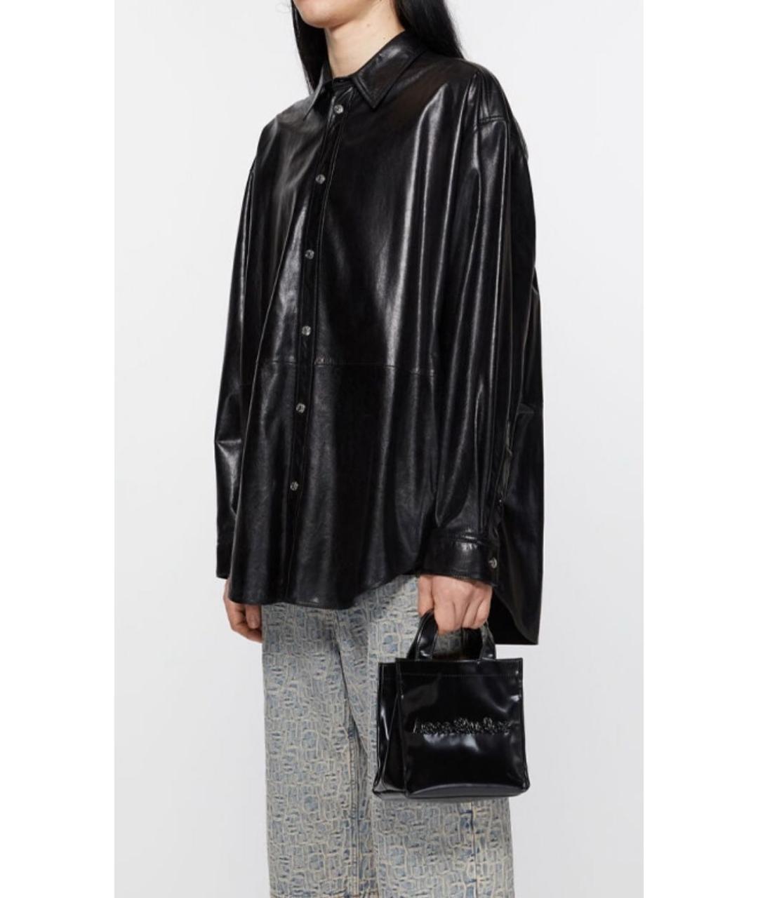 ACNE STUDIOS Черная сумка тоут, фото 6