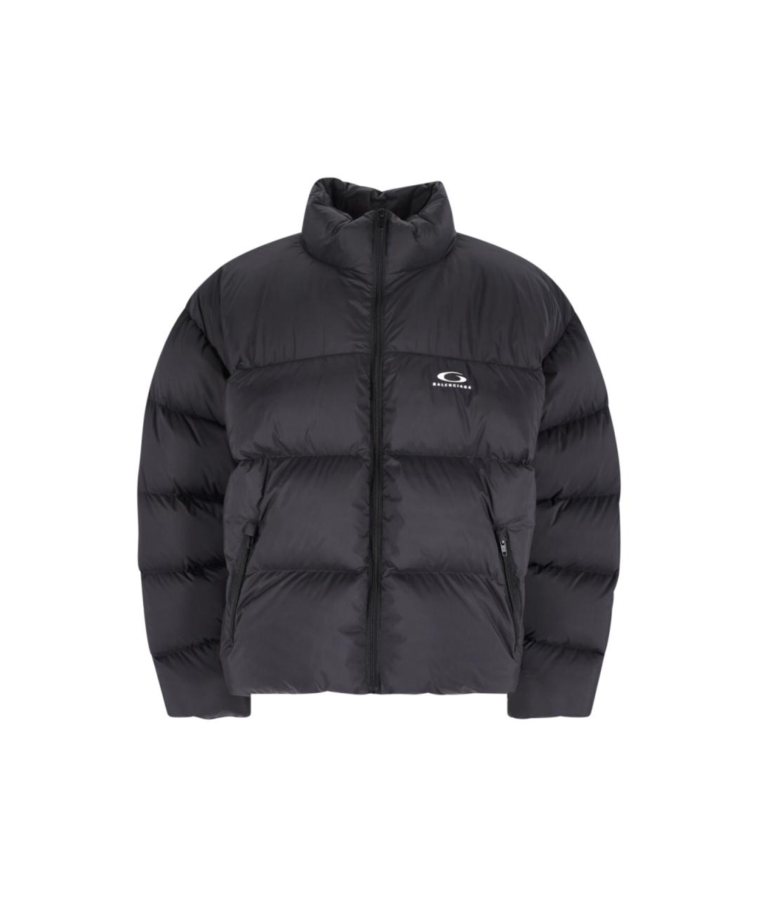 BALENCIAGA Черная полиамидовая куртка, фото 1