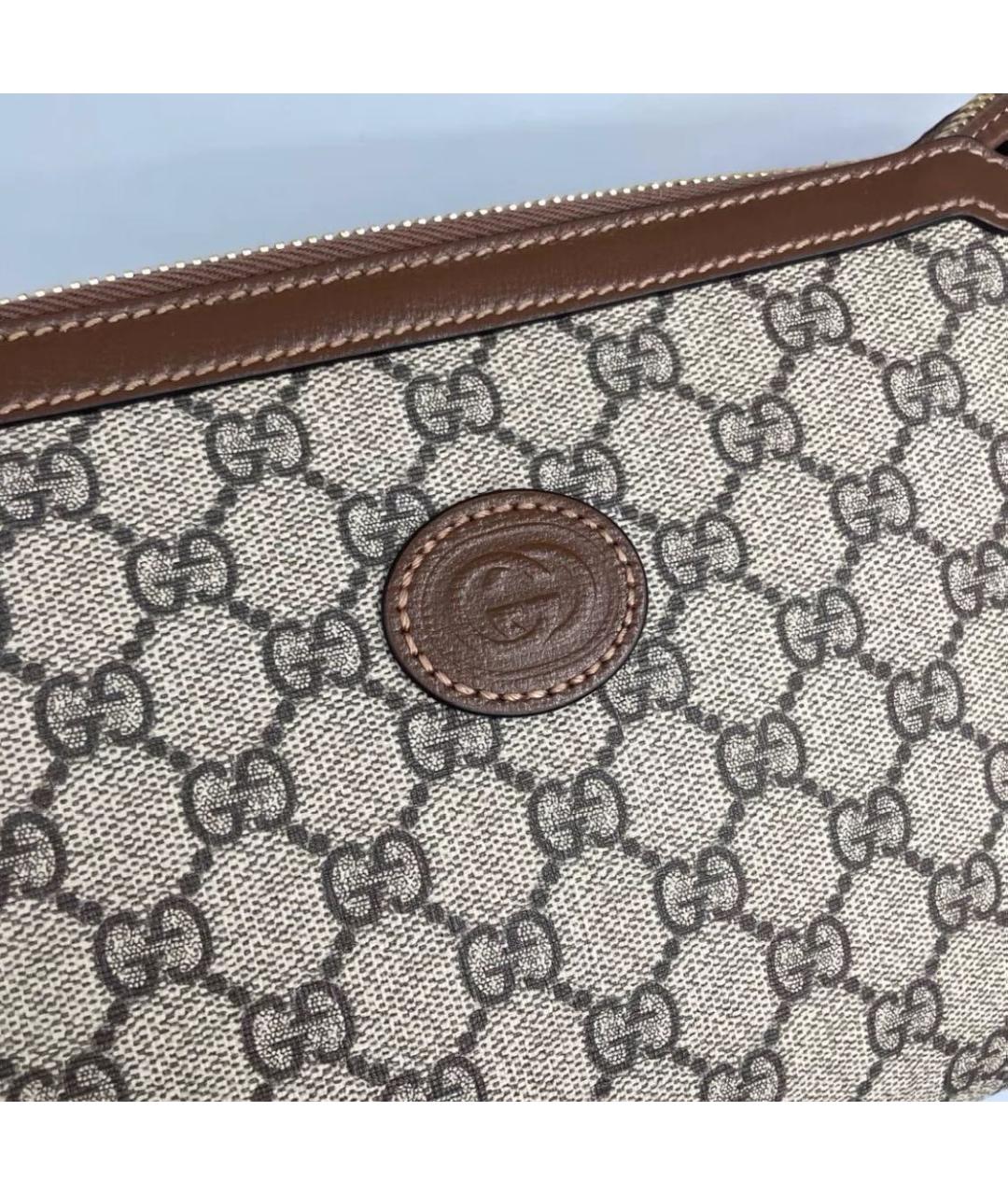 GUCCI Серая сумка через плечо, фото 5