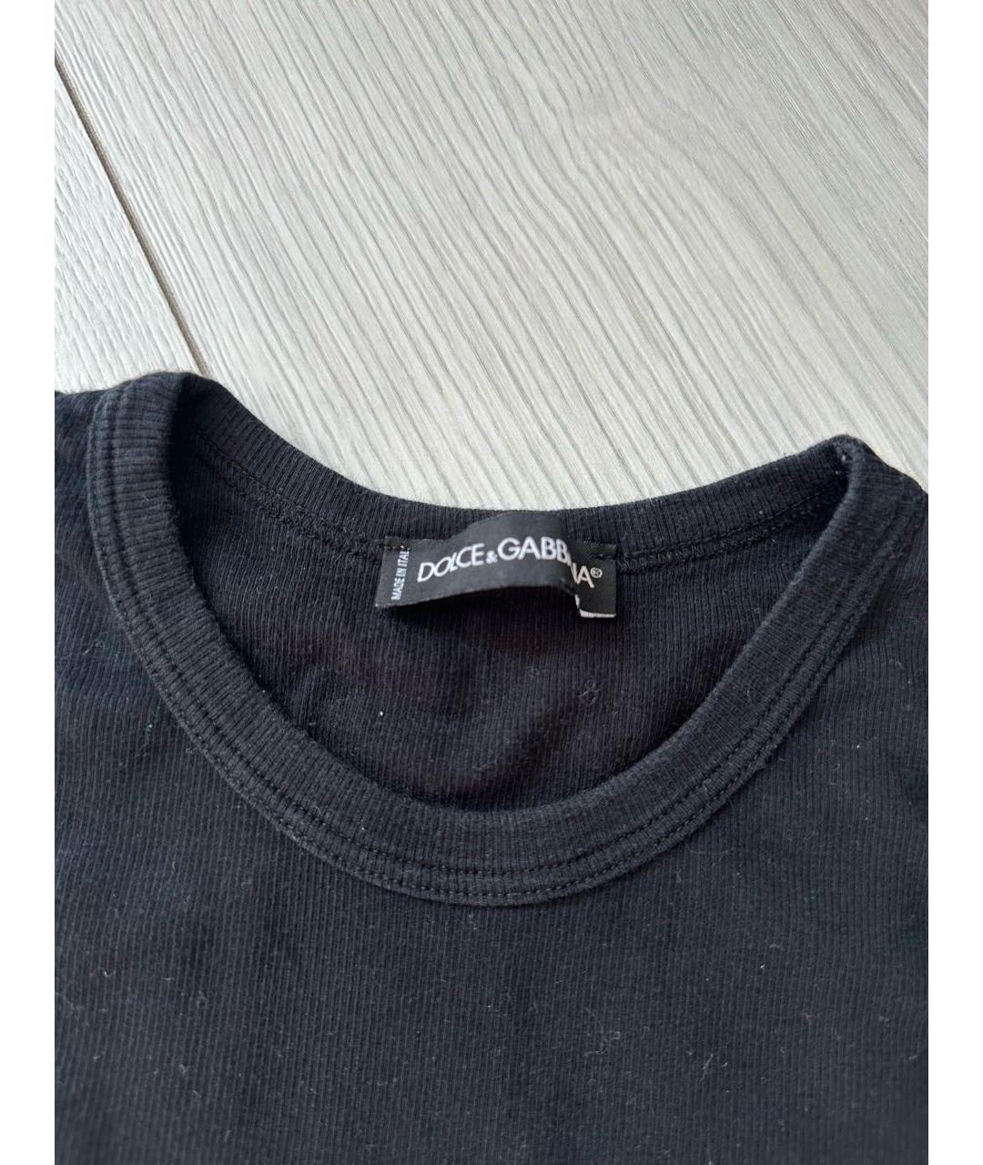 DOLCE&GABBANA Черная майка, фото 2