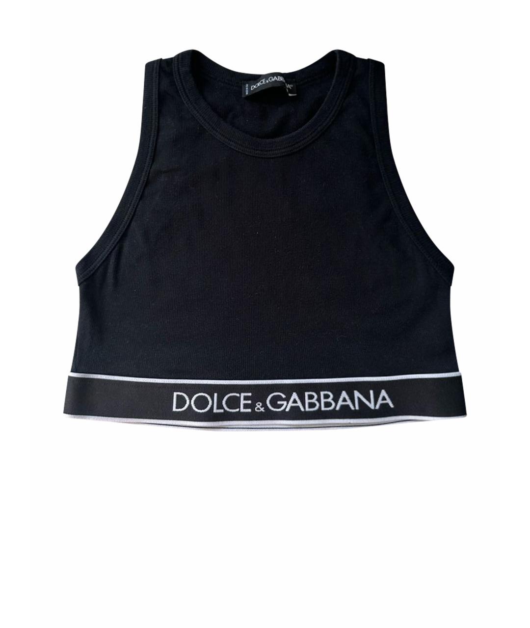 DOLCE&GABBANA Черная майка, фото 1