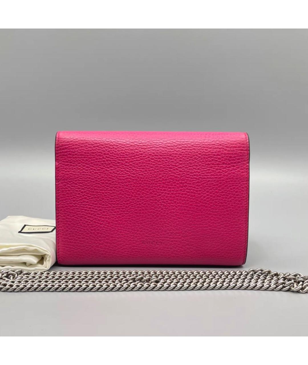 GUCCI Фуксия сумка через плечо, фото 3