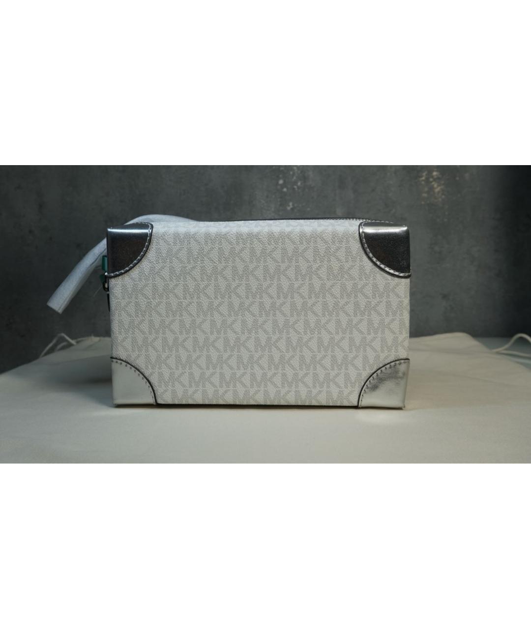 MICHAEL KORS Белая сумка через плечо из искусственной кожи, фото 4