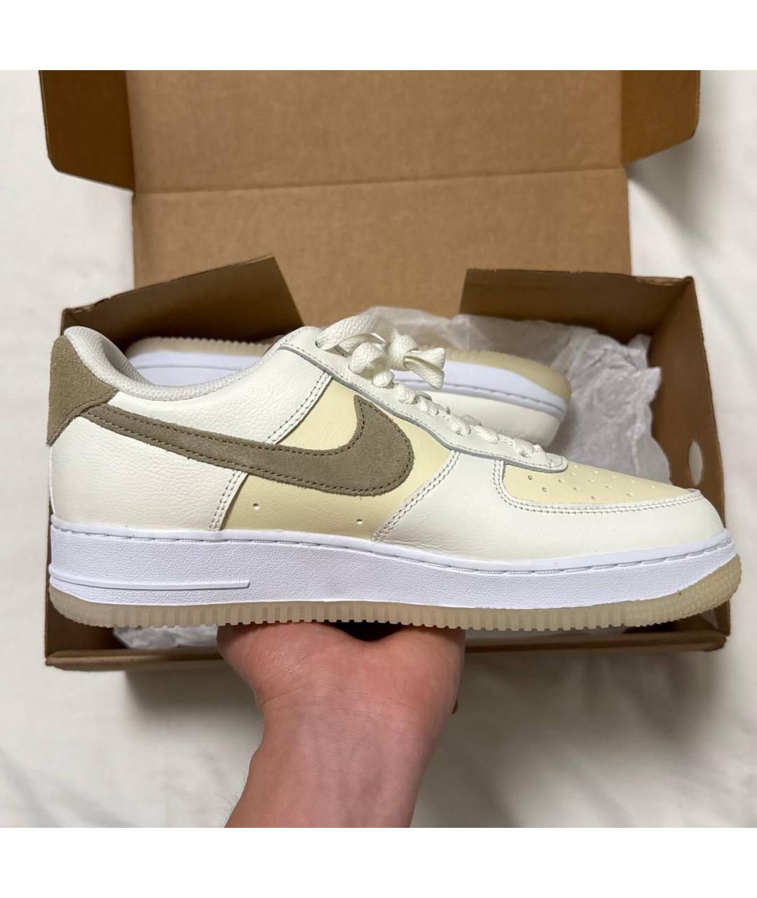 NIKE Кожаные низкие кроссовки / кеды, фото 5