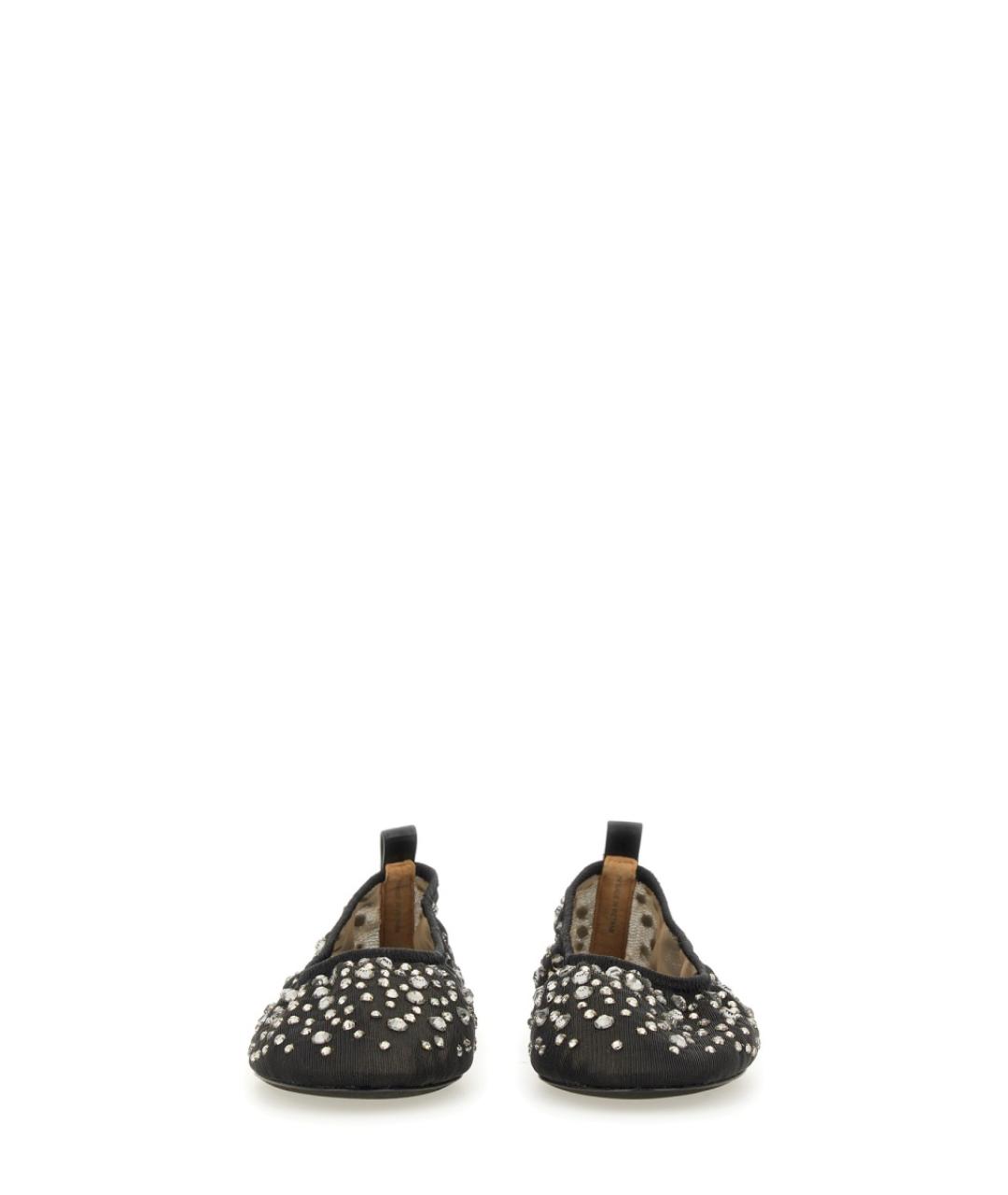 TORY BURCH Черные текстильные балетки, фото 5