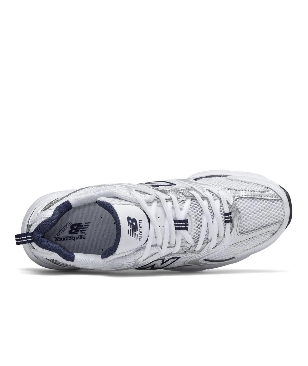 NEW BALANCE Белые текстильные кроссовки, фото 2