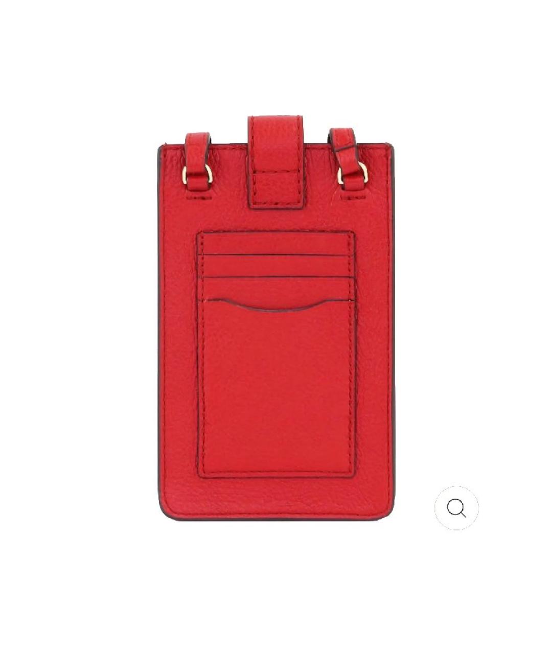 MARC JACOBS Красная кожаная сумка через плечо, фото 2