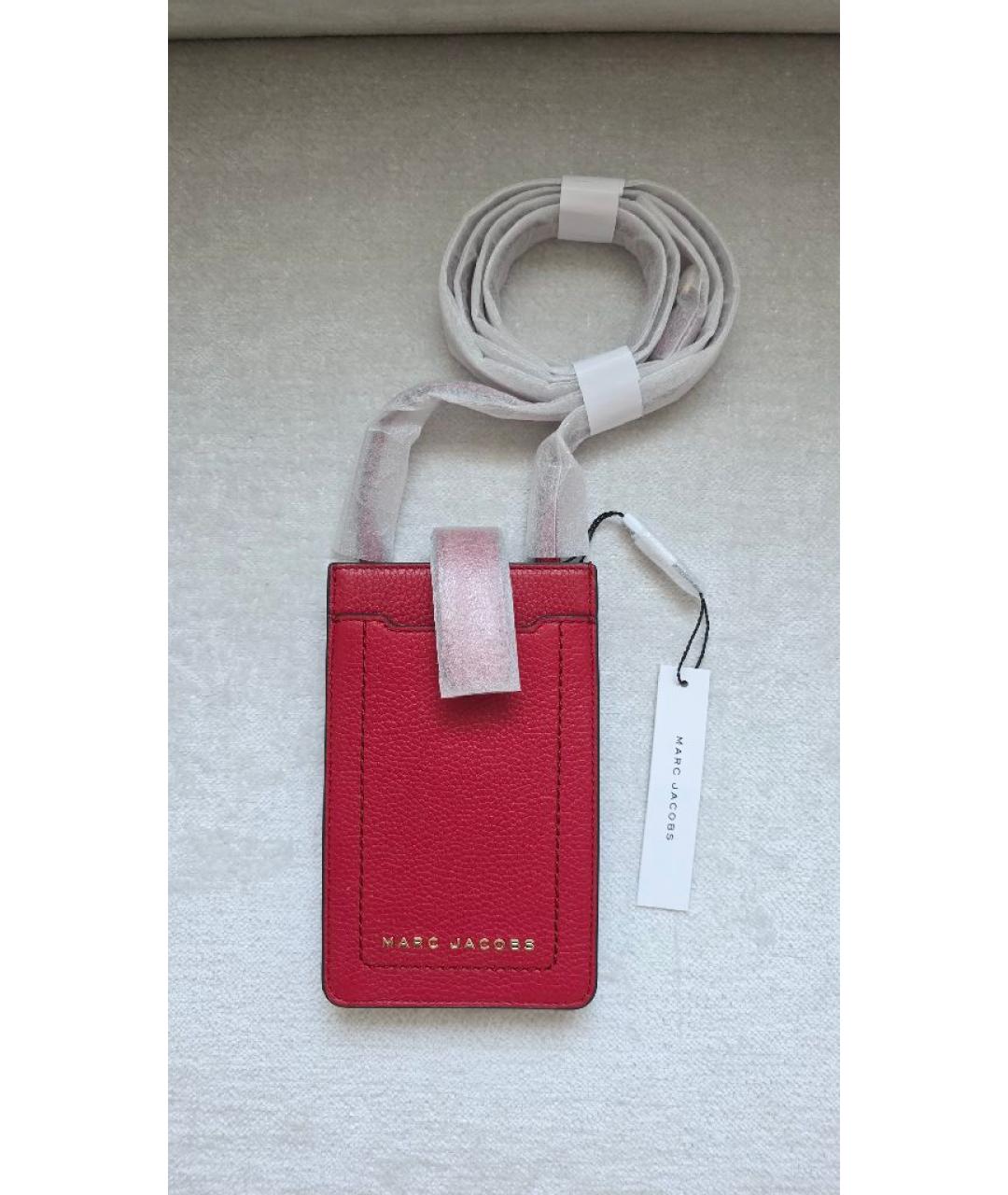 MARC JACOBS Красная кожаная сумка через плечо, фото 7