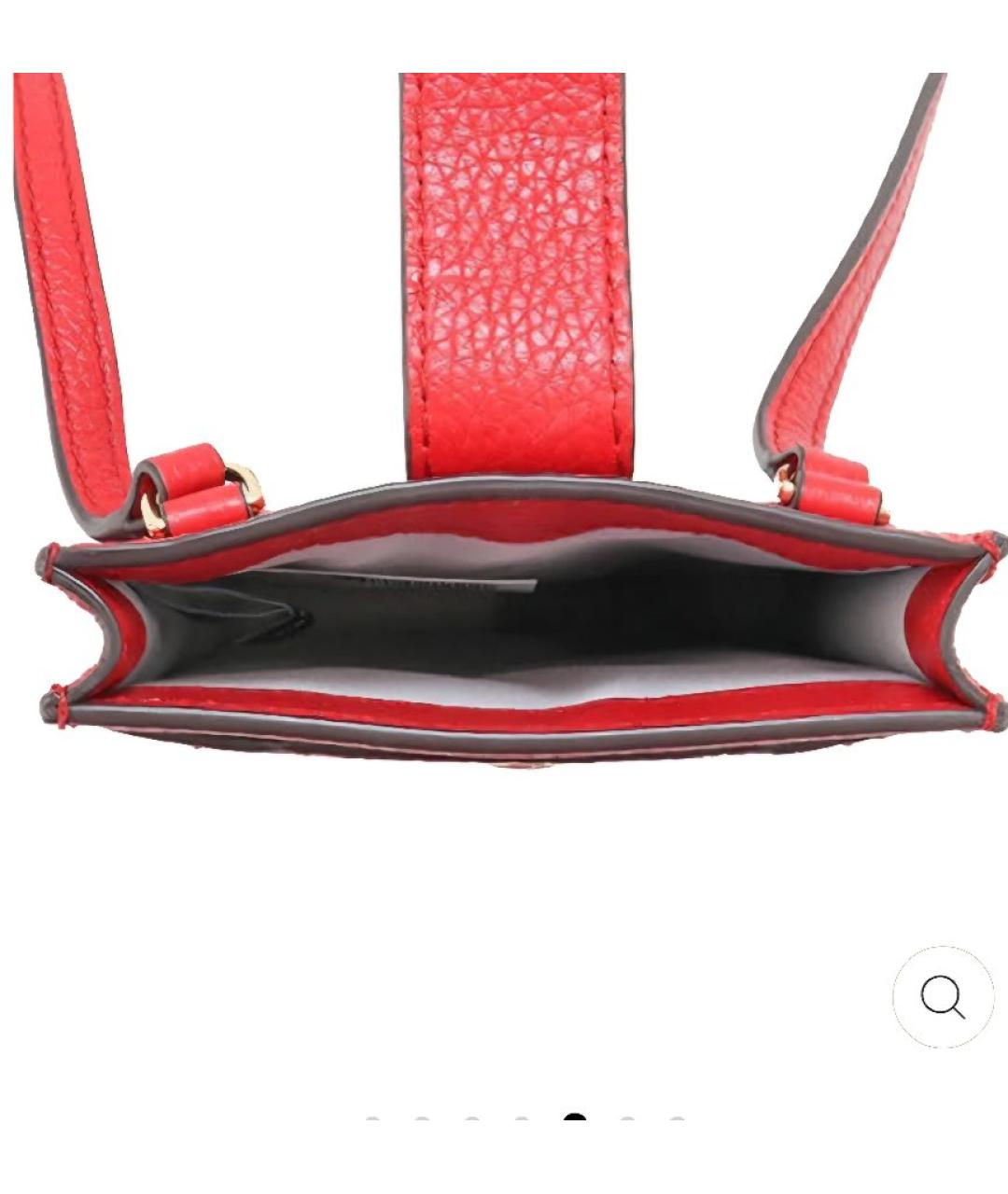 MARC JACOBS Красная кожаная сумка через плечо, фото 5